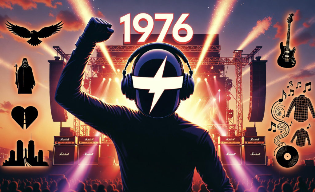 For a Blind Tunes playlist cover image like this, here's how I'd approach each field: Alt Text — most important for SEO and accessibility. Be descriptive and specific: "1976 rock anthems playlist — silhouetted guitarist with concert lighting
